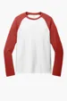 Allmade Unisex Tri-Blend Long Sleeve Colorblock Raglan — view 7