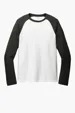 Allmade Unisex Tri-Blend Long Sleeve Colorblock Raglan — view 8