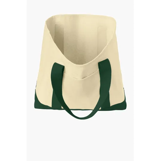 Port Authority Ideal Twill Two-Tone Shopping Tote — view 5