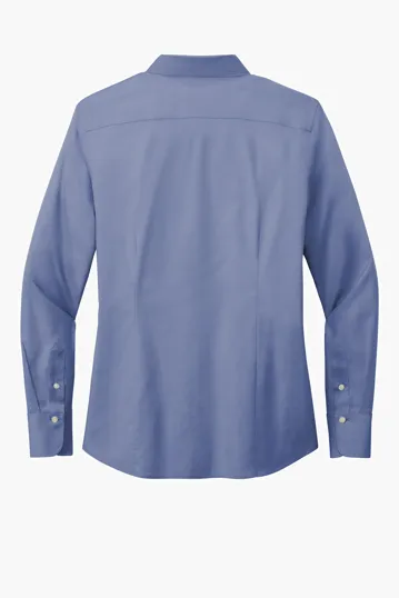 Brooks Brothers Women's Wrinkle-Free Stretch Pinpoint Shirt — view 6