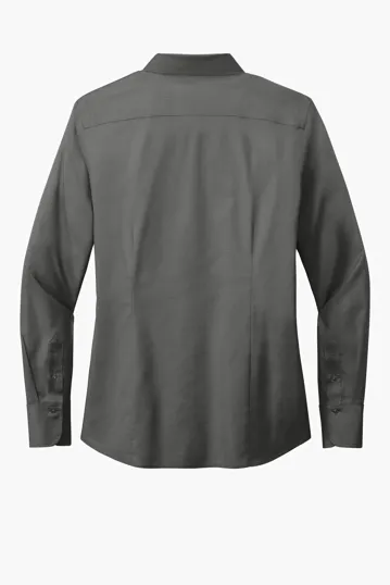 Brooks Brothers Women's Wrinkle-Free Stretch Pinpoint Shirt — view 7
