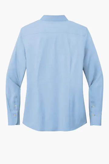 Brooks Brothers Women's Wrinkle-Free Stretch Pinpoint Shirt — view 8