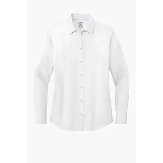 Brooks Brothers Women's Wrinkle-Free Stretch Pinpoint Shirt — view 5