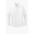 Brooks Brothers Women's Wrinkle-Free Stretch Pinpoint Shirt — view 5