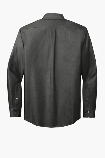 Brooks Brothers Wrinkle-Free Stretch Nailhead Shirt — view 10