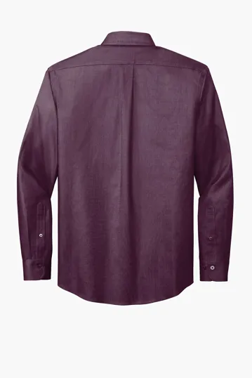 Brooks Brothers Wrinkle-Free Stretch Nailhead Shirt — view 11