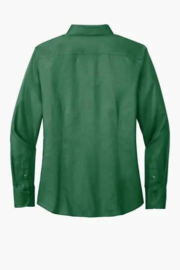 Brooks Brothers Women's Wrinkle-Free Stretch Nailhead Shirt — view 8