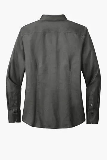 Brooks Brothers Women's Wrinkle-Free Stretch Nailhead Shirt — view 10
