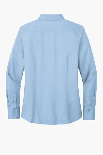 Brooks Brothers Women's Wrinkle-Free Stretch Nailhead Shirt — view 12