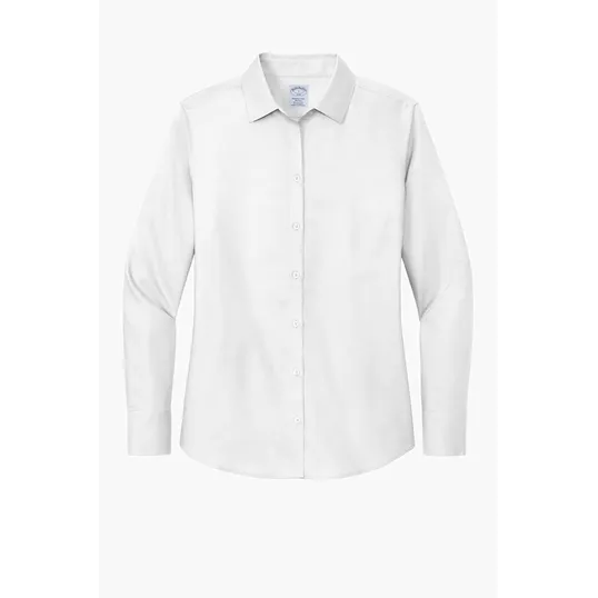 Brooks Brothers Women's Wrinkle-Free Stretch Nailhead Shirt — view 7