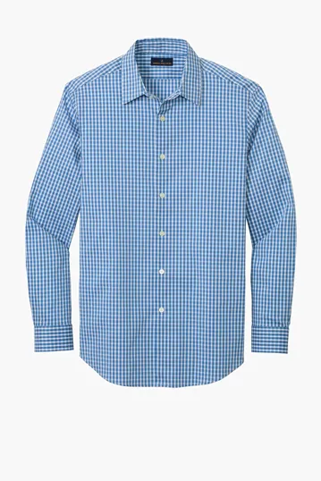 Brooks Brothers Tech Stretch Patterned Shirt — view 2