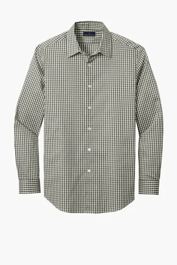 Brooks Brothers Tech Stretch Patterned Shirt — view 4