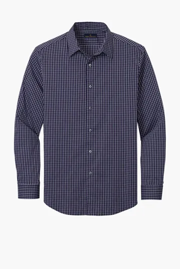 Brooks Brothers Tech Stretch Patterned Shirt — view 7