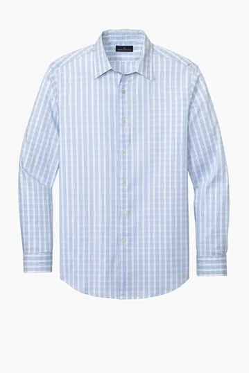 Brooks Brothers Tech Stretch Patterned Shirt — view 8