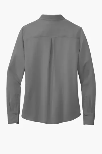 Brooks Brothers Women's Full-Button Satin Blouse — view 7