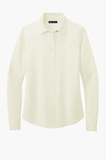 Brooks Brothers Women's Full-Button Satin Blouse — view 4