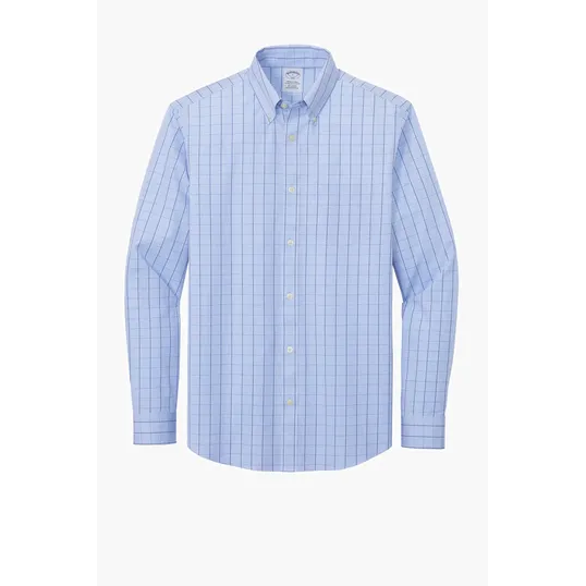 Brooks Brothers Wrinkle-Free Stretch Patterned Shirt — view 2