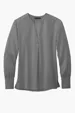Brooks Brothers Women's Open-Neck Satin Blouse — view 5