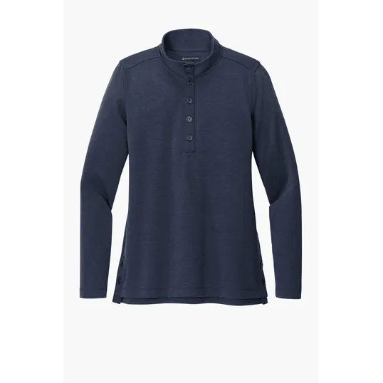 Brooks Brothers Women's Mid-Layer Stretch 1/2-Button Pullover — view 3