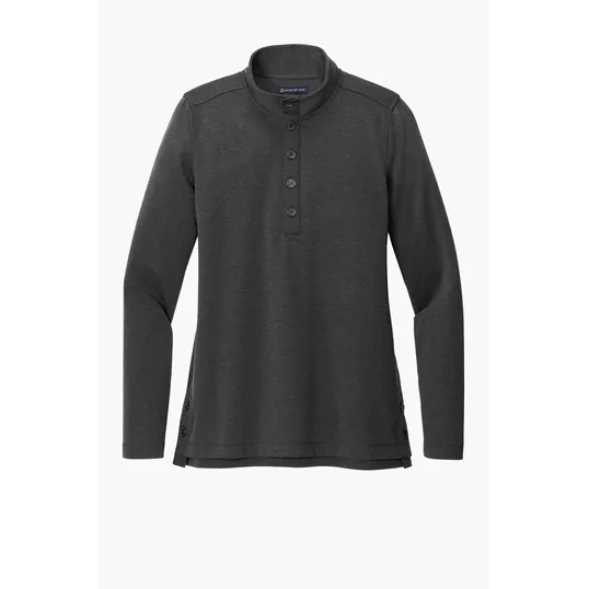 Brooks Brothers Women's Mid-Layer Stretch 1/2-Button Pullover — view 4