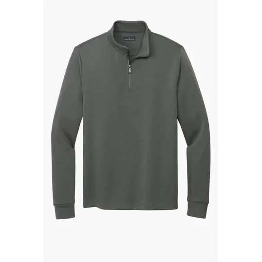 Brooks Brothers Double-Knit 1/4-Zip Pullover — view 6