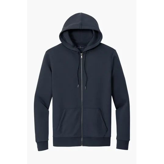 Brooks Brothers Double-Knit Full-Zip Hoodie — view 3