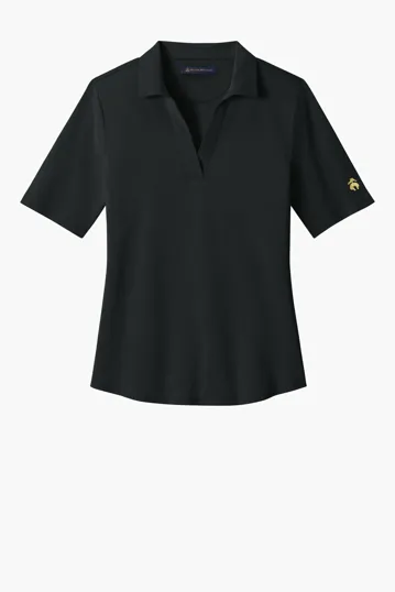 Brooks Brothers Women's Pinpoint Pique Polo — view 2