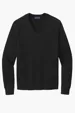 Brooks Brothers Cotton Stretch V-Neck Sweater — view 2