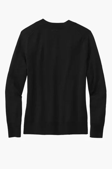 Brooks Brothers Women's Cotton Stretch V-Neck Sweater — view 6