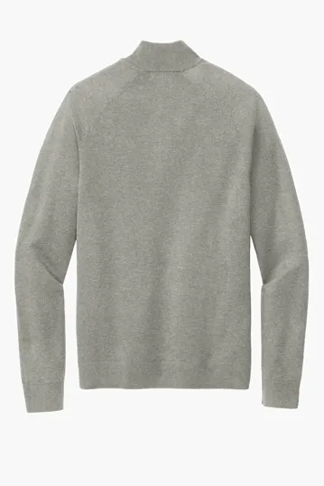 Brooks Brothers Cotton Stretch 1/4-Zip Sweater — view 8