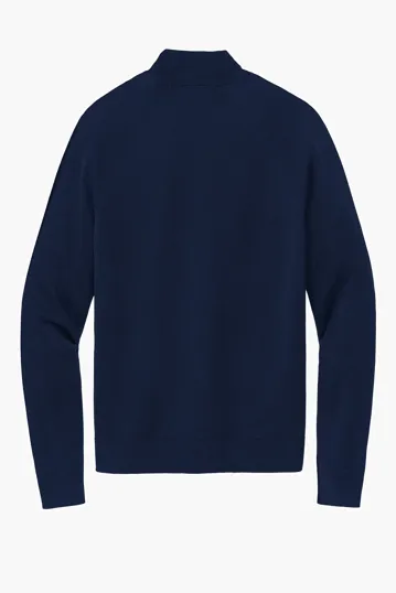 Brooks Brothers Cotton Stretch 1/4-Zip Sweater — view 9