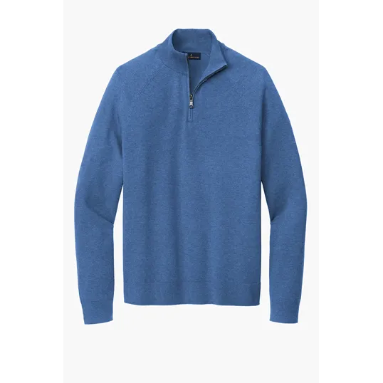 Brooks Brothers Cotton Stretch 1/4-Zip Sweater — view 2