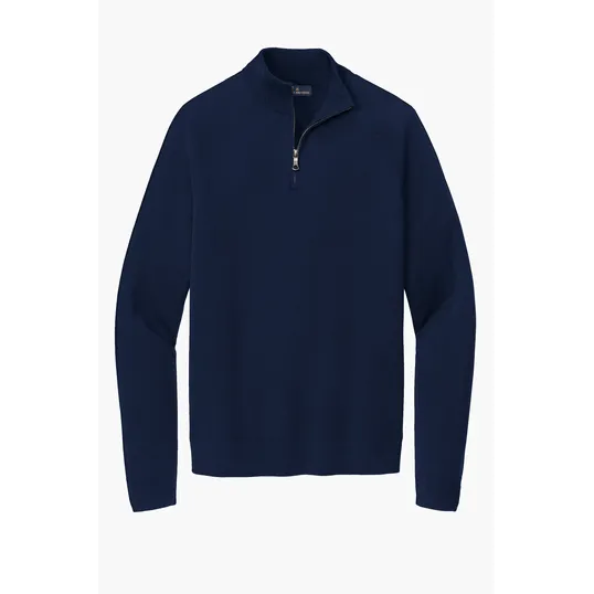 Brooks Brothers Cotton Stretch 1/4-Zip Sweater — view 5