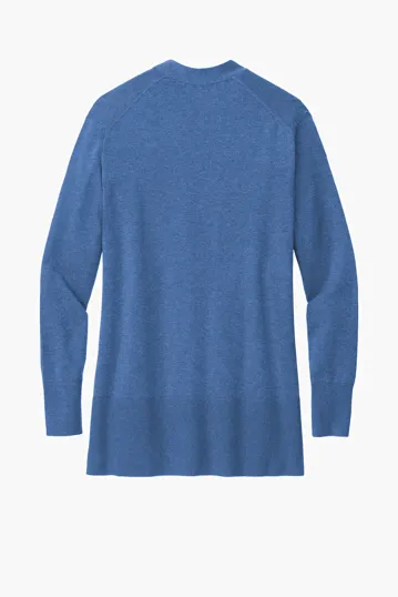 Brooks Brothers Women's Cotton Stretch Long Cardigan Sweater — view 6