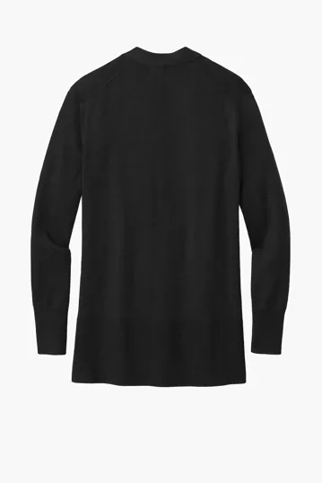Brooks Brothers Women's Cotton Stretch Long Cardigan Sweater — view 7