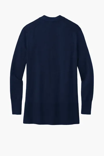 Brooks Brothers Women's Cotton Stretch Long Cardigan Sweater — view 9