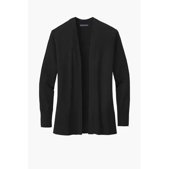 Brooks Brothers Women's Cotton Stretch Long Cardigan Sweater — view 3