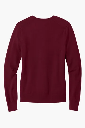 Brooks Brothers Women's Washable Merino V-Neck Sweater — view 8