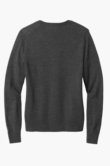 Brooks Brothers Women's Washable Merino V-Neck Sweater — view 9