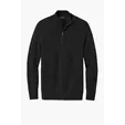 Brooks Brothers Washable Merino Birdseye 1/4-Zip Sweater — view 2