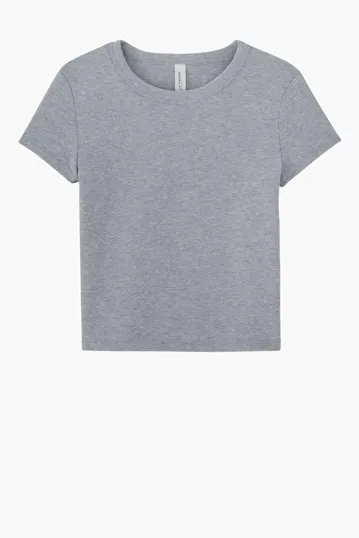Bella + Canvas Women's Micro Rib Baby Tee — view 2