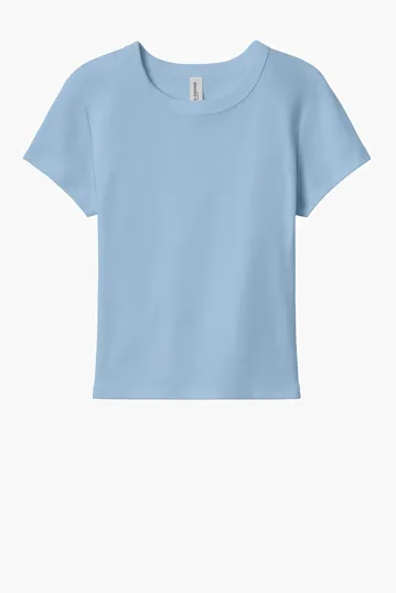 Bella + Canvas Women's Micro Rib Baby Tee — view 3