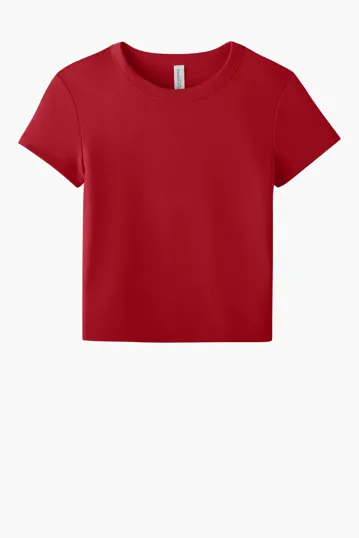 Bella + Canvas Women's Micro Rib Baby Tee — view 7