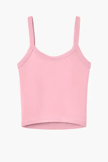 Bella + Canvas Women's Micro Rib Spaghetti Strap Tank — view 12