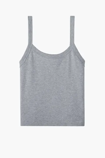 Bella + Canvas Women's Micro Rib Spaghetti Strap Tank — view 2