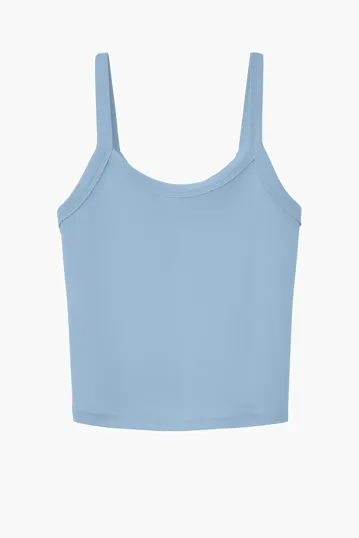 Bella + Canvas Women's Micro Rib Spaghetti Strap Tank — view 3