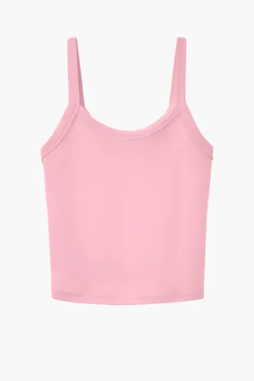 Bella + Canvas Women's Micro Rib Spaghetti Strap Tank — view 5
