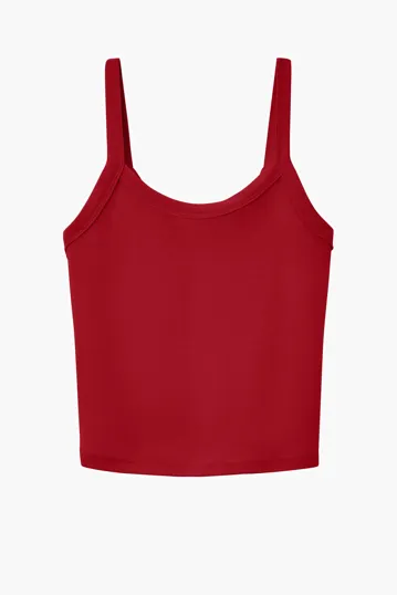 Bella + Canvas Women's Micro Rib Spaghetti Strap Tank — view 6
