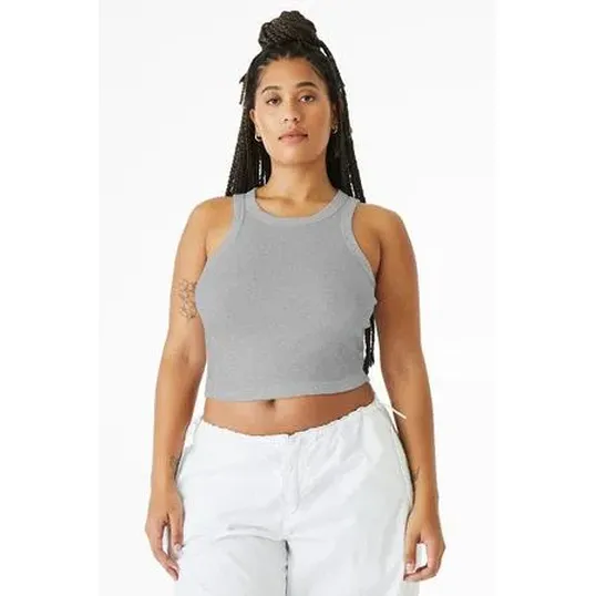 Bella + Canvas Women's Micro Rib Racer Tank