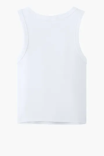 Bella + Canvas Women's Micro Rib Racer Tank — view 14